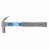Молоток-гвоздодер 370 г, фибергласовая обрезиненная рукоятка, алюминиевая защита Барс