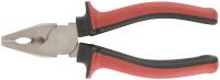 Плоскогубцы комбинированные "Люкс", CrV сталь, никелир. покрытие, мягкие прорезинненые ручки 160 мм