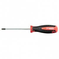Отвертка Profi, PH1 х 100 мм, S2, двухкомпонентная рукоятка Matrix