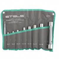 Набор ключей трубок торцевых усиленных 9 предметов, CrV Stels