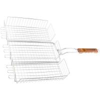 Решетка гриль 315 х 410 х 70 мм, объемная, хромированная Camping Palisad