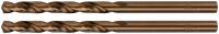 Сверла по металлу HSS с добавкой кобальта 5% Профи в блистере  4,2 мм ( 2 шт.)