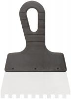 Шпатель фасадный нержавеющий зубчатый 150 мм / зуб  8 мм