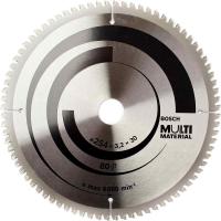 Диск пильный Bosch твердосплавный 254х30х 80 Multi (450)