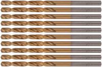 Сверла HSS по металлу, титановое покрытие 3,2 мм (10 шт.)