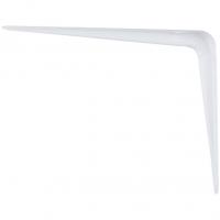 Кронштейн угловой с ребром, 75 х 100 мм, белый Сибртех