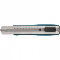 Нож, 195 мм, металлический корпус, выдвижное сегментное лезвие 25 мм (SK-5), металлическая направляющая, клипса для ремня Gross