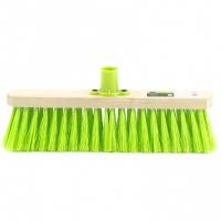 Щетка деревянная для подметания пола, 280 мм, 5 рядов, прямая тулейка с резьбой, без черенка Сибртех