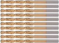 Сверла HSS по металлу, титановое покрытие 4,8 мм (10 шт.)