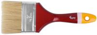Кисть флейцевая "Мастер", натур. щетина, деревянная ручка  3" (75 мм)