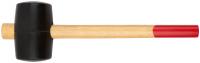Киянка резиновая, деревянная ручка 70 мм ( 750 гр )