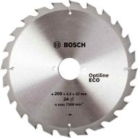 Диск пильный Bosch твердосплавный 200х32х 24 Optiline ECO (791)
