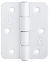 Петля накладная белая 60 мм, универсальная