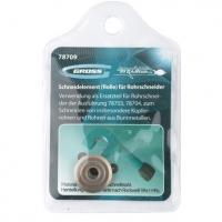 Режущий ролик трубореза для артикулов 78703, 78704, 6,2 х 4.8 х 18 мм, для резки труб из нержавеющей стали и из цветных металлов Gross