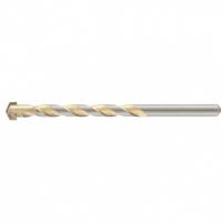 Сверло по бетону, улучшенное пылеудаление, 10 х 120 мм, цилиндрический хвостовик Сибртех