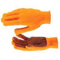 Перчатки полиакрилонитрильные плюшевого переплет, ПВХ "Точка", 10 кл, 58 гр Сибртех  Россия