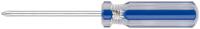 Отвертка "Техно", CrV сталь, пластиковая синяя прозрачная ручка  5х75 мм РН1