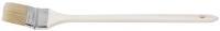 Кисть радиаторная, натуральная светлая щетина, деревянная ручка  3" (75 мм)