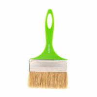 Кисть флейцевая "Евро", 100 x 8, натуральная щетина, пластиковая ручка Сибртех 