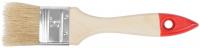 Кисть флейцевая "Стандарт", натур.светлая щетина, деревянная ручка 1,5" (38 мм)