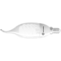 Лампа компактная люминесцентная "свеча на ветру", 9 W, 2700K, E14.8000ч Stern