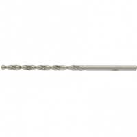 Сверло по металлу, 5 х 132 мм, полированное, удл, HSS, 10 шт, цилиндрический хвостовик Matrix