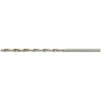 Сверло по металлу, 3.5 х 110 мм, полированное, удл, HSS, 10 шт, цилиндрический хвостовик Matrix