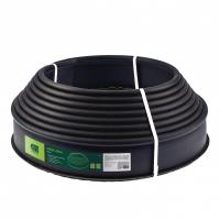 Бордюр "Лента", 10 х 1000 см, полиэтиленовый, черный, Россия, Сибртех