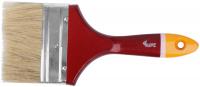 Кисть флейцевая "Мастер", натур. щетина, деревянная ручка  4" (100 мм)