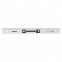 Линейка-уровень, 600 мм, металлическая, пластмассовая ручка 2 глазка Matrix Master