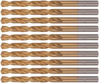 Сверла HSS по металлу, титановое покрытие 6,0 мм (10 шт.)