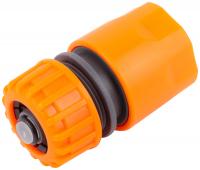 Соединитель пластиковый с автостопом 1/2''