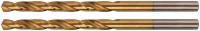 Сверла HSS по металлу, титановое покрытие, в блистере 4,8 мм (2 шт.)