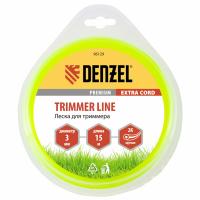 Леска для триммера, двухкомпонентная круглая 3.0 мм, 15 м Extra cord Denzel