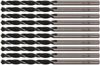 Сверла по металлу HSS черненые 3,5x70 мм (10 шт.)