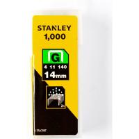 Скобы для степлера Stanley тип "g" 14мм х 1000шт 1-tra709t