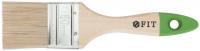 Кисть флейцевая "Микс", смешанная натуральная и искусственная щетина, деревянная ручка  2" (50 мм)