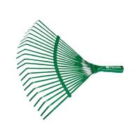 Грабли веерные стальные, 365 мм, 22 плоских зуба, эмалированные, без черенка, Palisad