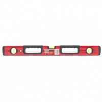 Уровень алюминиевый, 600 мм, фрезерованный, 3 глазка, две эргономичные ручки Matrix