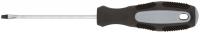 Отвертка "Мастер", CrV сталь, прорезиненная ручка 3х75 мм SL