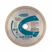 Диск алмазный, 180 х 22.2 мм, сплошной c лазерной перфорацией, мокрая резка Gross