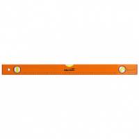 Уровень алюминиевый, 600 мм, 3 глазка, желтый, линейка Sparta