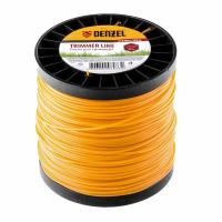 Леска для триммера круглая  2.0 мм, 190 м, на Din катушке Россия Denzel