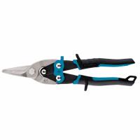 Ножницы по металлу "Piranha", 250 мм, прямой рез, сталь CrMo, двухкомпонентные рукоятки Gross