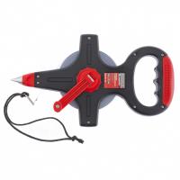 Рулетка геодезическая, 50 м х 12.5 мм, металлическая лента, открытый корпус Matrix Master