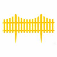 Забор декоративный "Гибкий", 24 х 300 см, желтый, Россия, Palisad