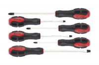 Набор ударных отверток 6 шт, PH1 х 75, PH2 х 100, PH3 х 150, SL5 х 75, SL6 х 100, SL8 х 150, CrV Matrix 19120