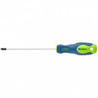 Отвертка, PH2 х 150 мм, CrV, двухкомпонентная рукоятка Сибртех