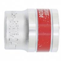 Головка торцевая, 24 мм, шестигранная, CrV, под квадрат 1/2, хромированная Matrix Master