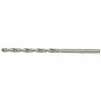 Сверло по металлу, 7.5 х 156 мм, полированное, удл, HSS, 10 шт, цилиндрический хвостовик Matrix